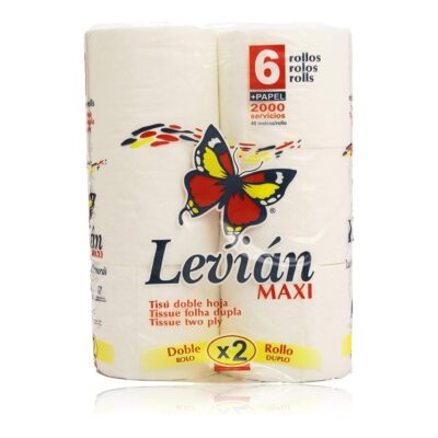 Papel higienico Levian 6 rollos