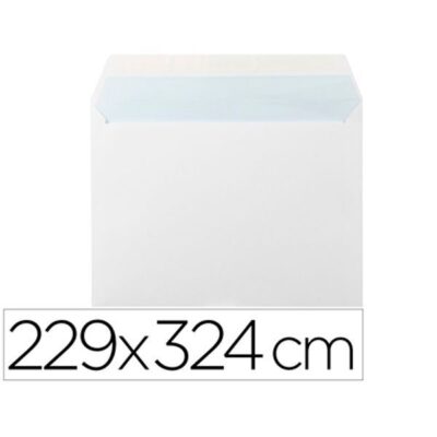 sobres blancos a4 tamaño 229 x 324