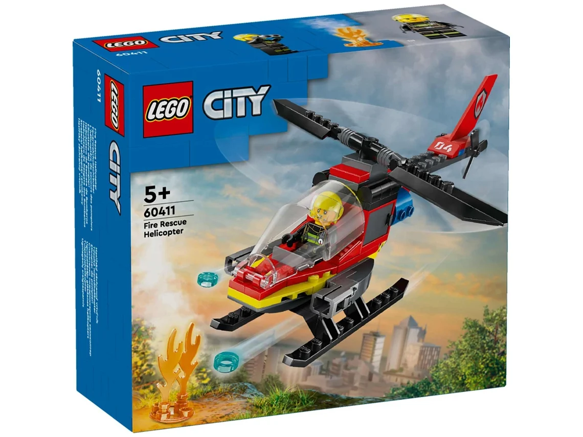 LEGO CITY HELICOPTERO DE RESCATE DE BOMBEROS
